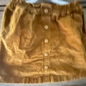 Crew Cuts corduroy brown skirt